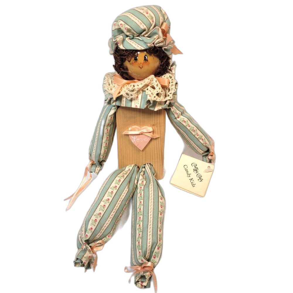 NWT "Candy Kids" Doll Handcrafted Vintage cottagecore farmcore